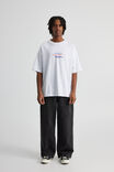 Half Half Heavyweight Box Fit Graphic Tshirt, HH WHITE/IMPORT EXPORT - alternate image 2
