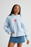 Original Hoodie, CLOUD BLUE/MON CHERRI - alternate image 3