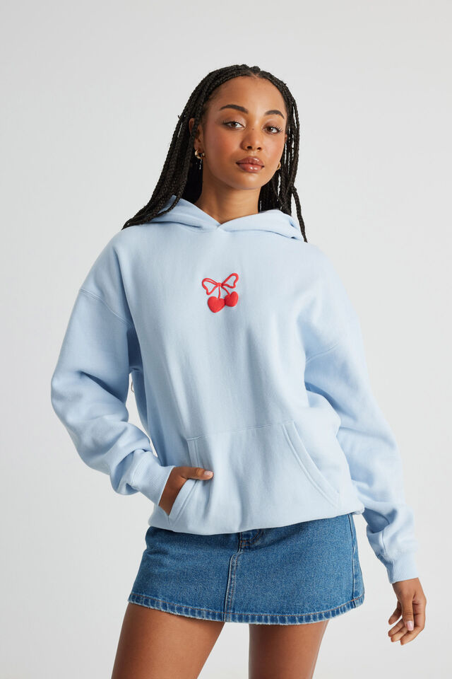 Original Hoodie, CLOUD BLUE/MON CHERRI