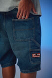 Half Half Painter Baggy Denim Short, DESERT HORIZON - example image 3