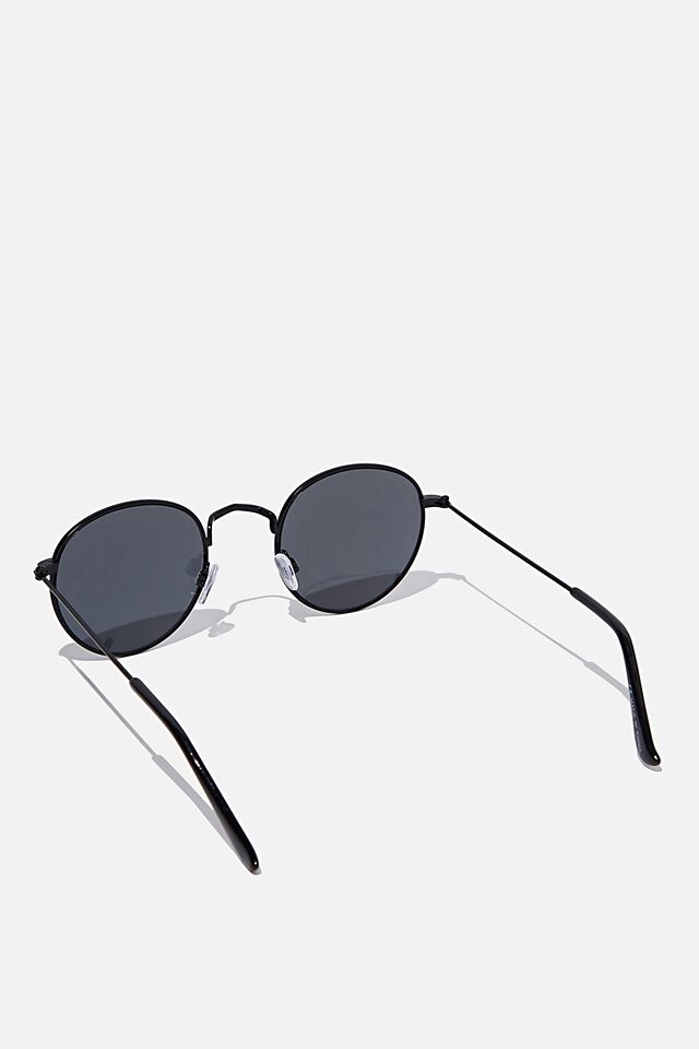 Splendour Round Sunglasses, M BLACK_SMK