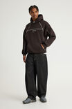 Half Half Hoodie, HH CHOC NOIR/PANEL - example image 2