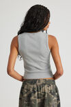 High Neck Tank, GREY MARLE - alternate image 3