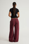 Classic Wide Leg Trackpant, WASHED CHERRY LACQUER - alternate image 3