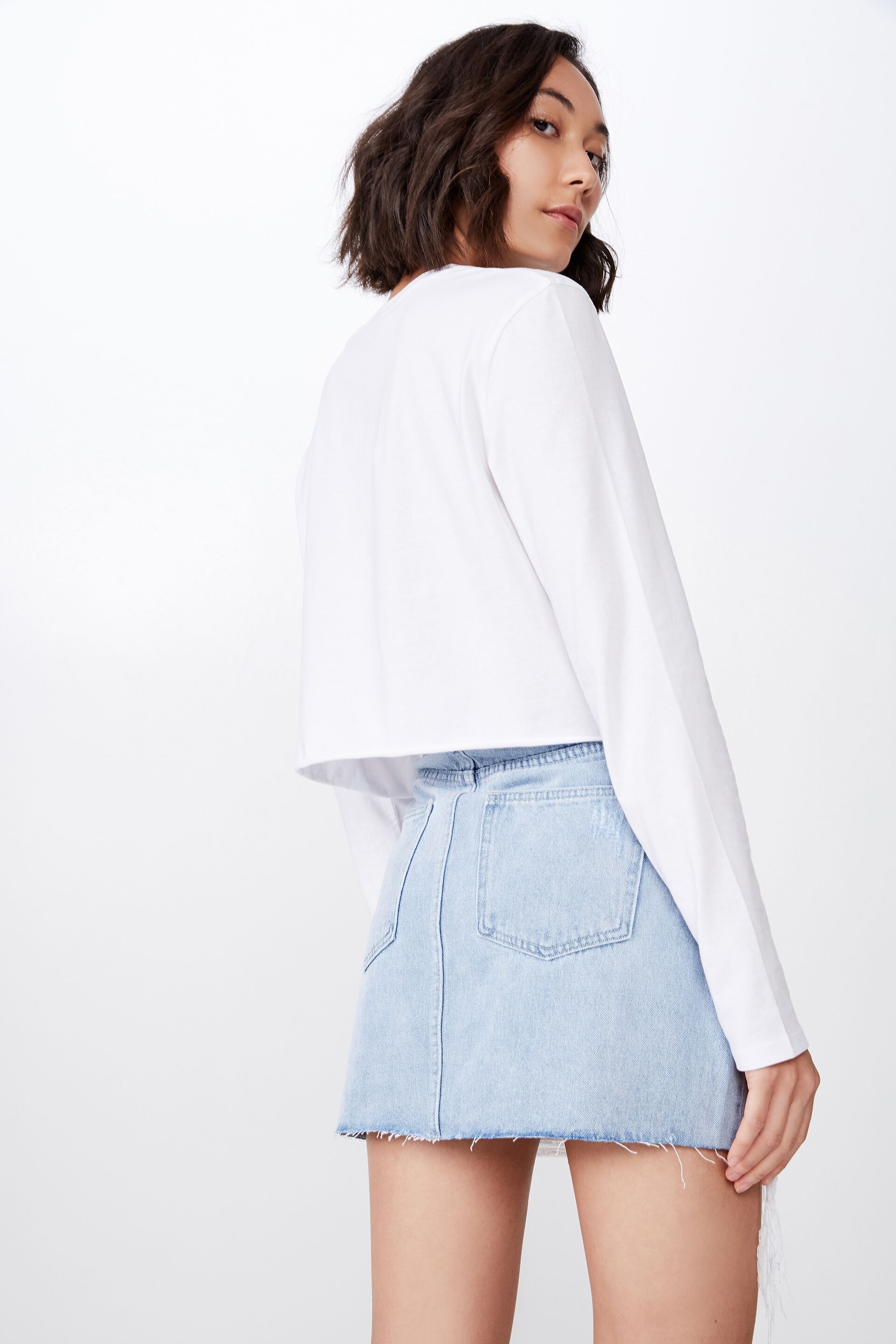 Factorie denim skirt clearance