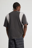 Half Half Box Fit Panelled Graphic Tshirt, HH SLATE PEBBLE/HH ELITE - alternate image 3