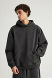 Authentics Premium Hoodie, WASHED BLACK - alternate image 4