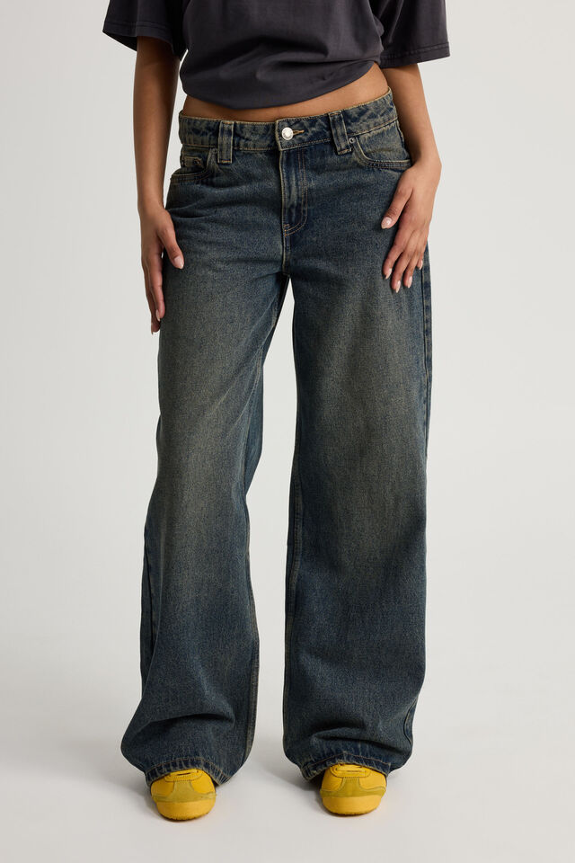Low Rise Relaxed Jean, WORKSHOP BLUE