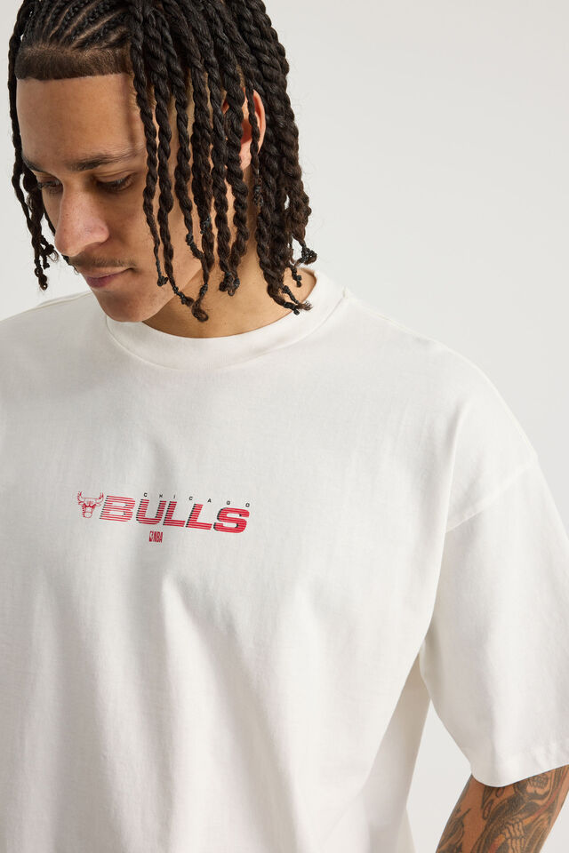 Box Fit Nba T Shirt, LCN NBA CLOUD/BULLS PERPETUATING
