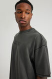 Notion Vintage Graphic Tshirt, NTN WASHED BLACK/LOGO PANELLING - alternate image 4