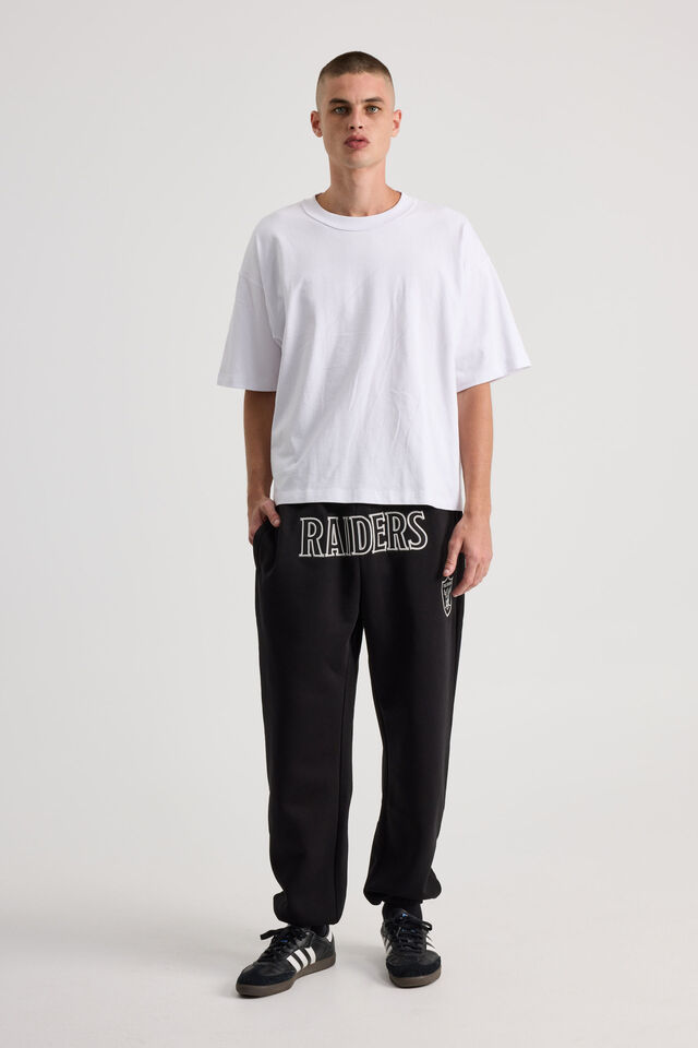 Nfl Track Pant, LCN NFL BLACK/RAIDERS SUPERSCRIPT