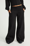Wide Waistband Trackpant, NTN BLACK/UNHOLY - example image 2