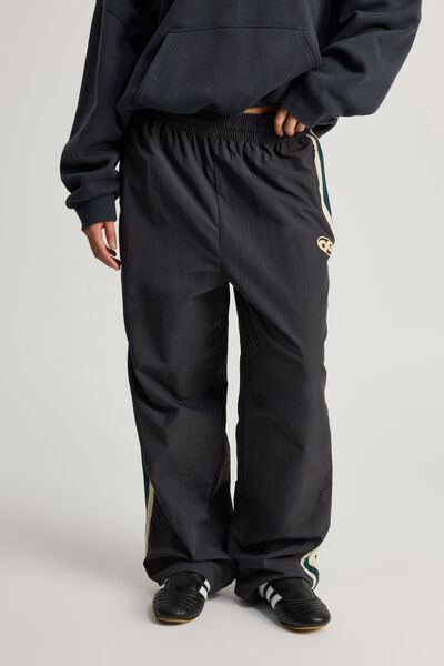 Open Gallery Baggy Nylon Track Pant, OG SLATE/KELP