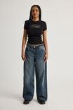 Mid Rise Baggy Jean, CLOUDY BLUE - alternate image 2