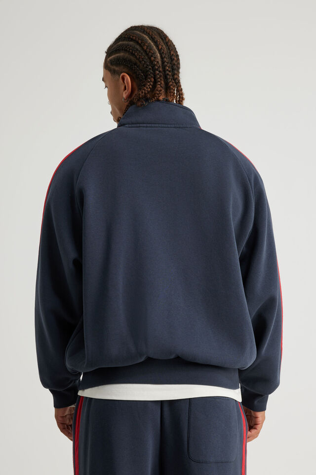 Open Gallery Funnel Neck  Zip Through, OG WASHED SEAL/92