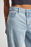 Mid Rise Baggy Jean, FADED BLUE - alternate image 4