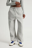 Baggy Cuffed Trackpant, GREY MARLE - alternate image 2