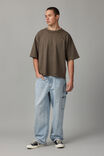 Boxy Cropped Tshirt, WASHED CEDAR - alternate image 2