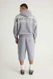Baggy Track Short, NTN WASHED CONCRETE/SCRIPT - example image 3