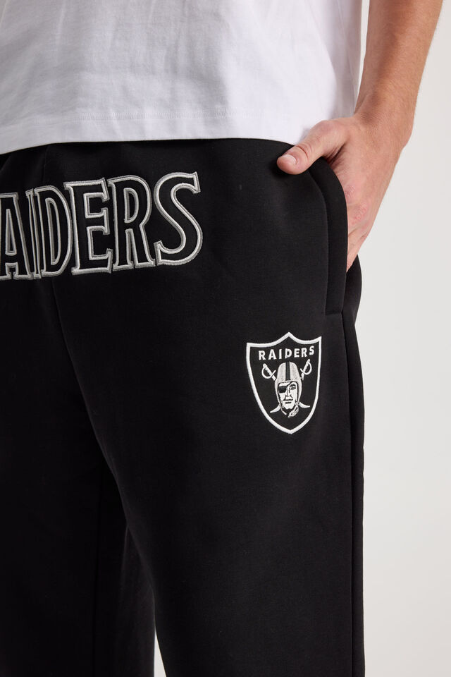 Nfl Track Pant, LCN NFL BLACK/RAIDERS SUPERSCRIPT