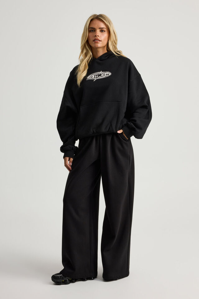 Chloe Hoodie, BLACK/AMORE STUDIO