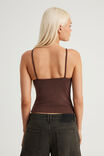 V Neck Cami, BROWN SUGAR - example image 3