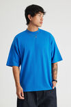 Authentics Heavy Weight Box Fit Tshirt, WASHED MADRID BLUE - alternate image 1