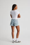 Street Cut Off Denim Short, 90s BLUE - alternate image 3