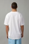 Basic Oversized T Shirt, WHITE - alternate image 3