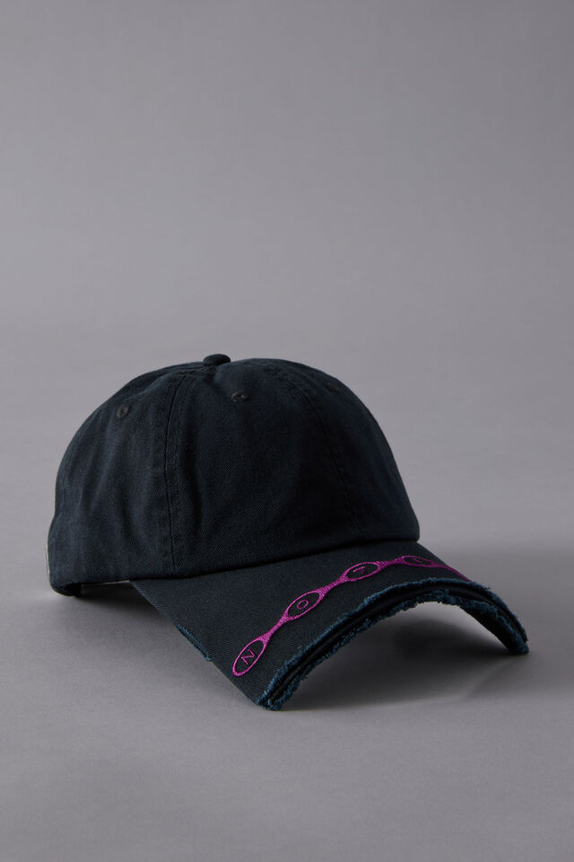 Notion Cutoff Systems Cap, NOTION BLK PLUM EMB CUT OFF BRIM