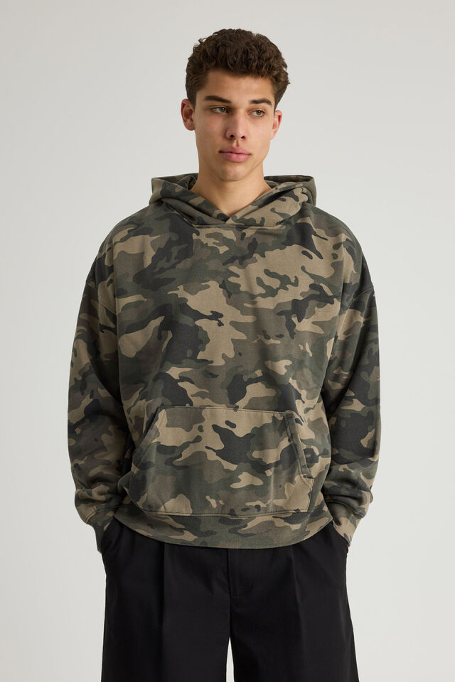 Authentics Hoodie, WASHED BUSH CAMO