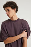 Authentics Heavy Weight Box Fit Tshirt, WASHED FROZEN BERRY - alternate image 2