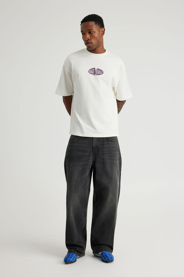 Open Gallery Baggy Jean, BLACK ASH