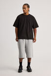 Heavy Weight Box Fit Tshirt, BLACK - alternate image 2