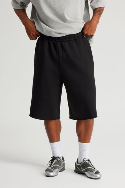 Authentics Baggy Track Short, BLACK