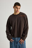 Open Gallery Cropped Long Sleeve Tshirt, OG SHADOW/PARALLEL DIVISION - alternate image 3