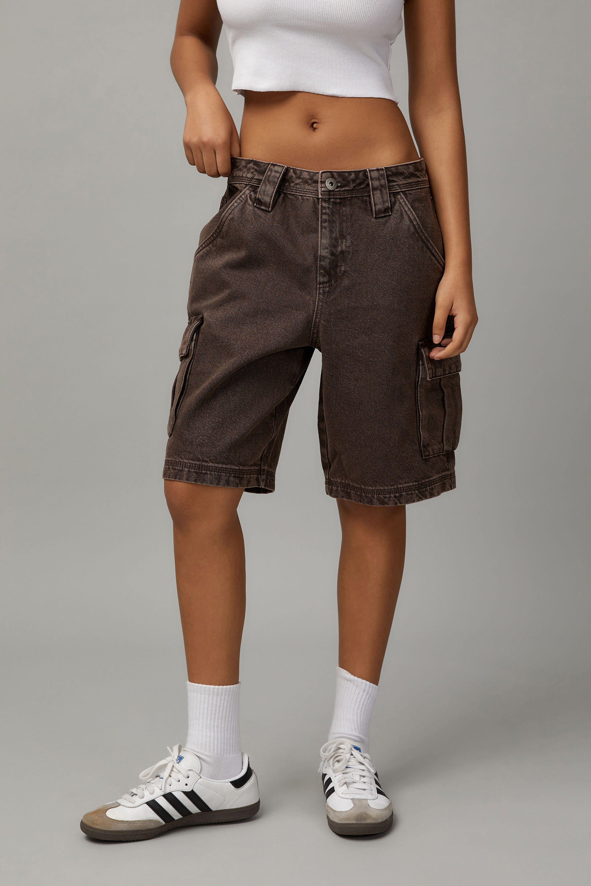Factorie top denim shorts