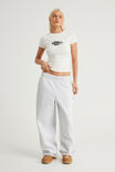 Fitted Graphic Tee, CLOUD/SMOKEY NTN - example image 2