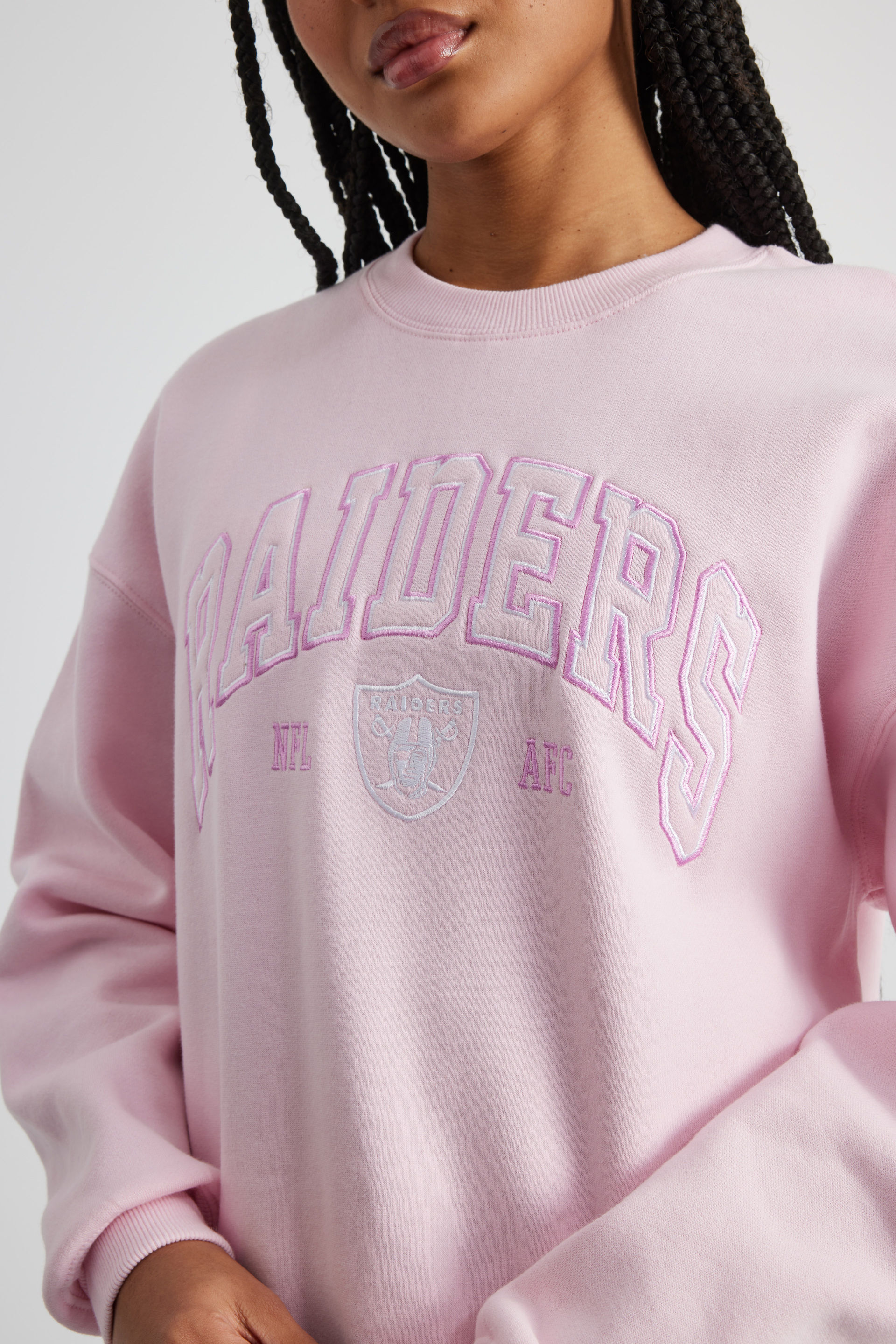 Raiders crew neck sweater shop