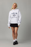 Lcn College Hoodie, LCN YAL SILVER MARLE/YALE - alternate image 1