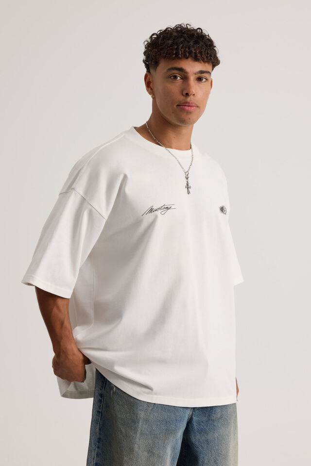 Ford Heavy Weight Box Fit Tshirt, LCN FOR CLOUD/FORD PHOTOGRAPHIC