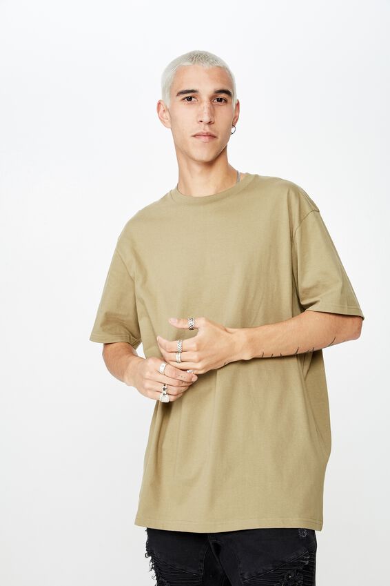 Regular T Shirt, KHAKI