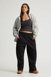 Authentics Barrel Leg Track Pant, BLACK - alternate image 2