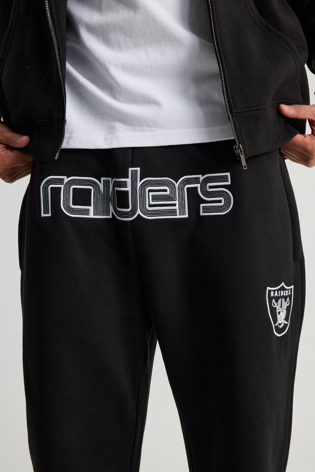 Nfl Track Pant, LCN NFL BLACK/RAIDERS WORLDWIDE