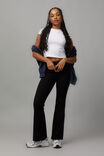 Flare Pull On Pant, BLACK - alternate image 1