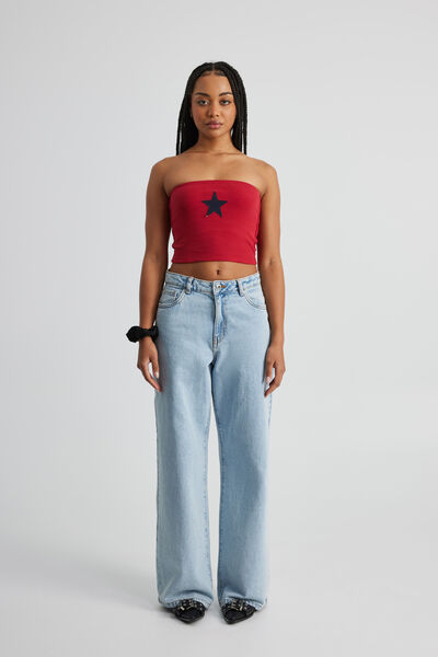 Longline Graphic Bandeau, SCOOTER/STAR