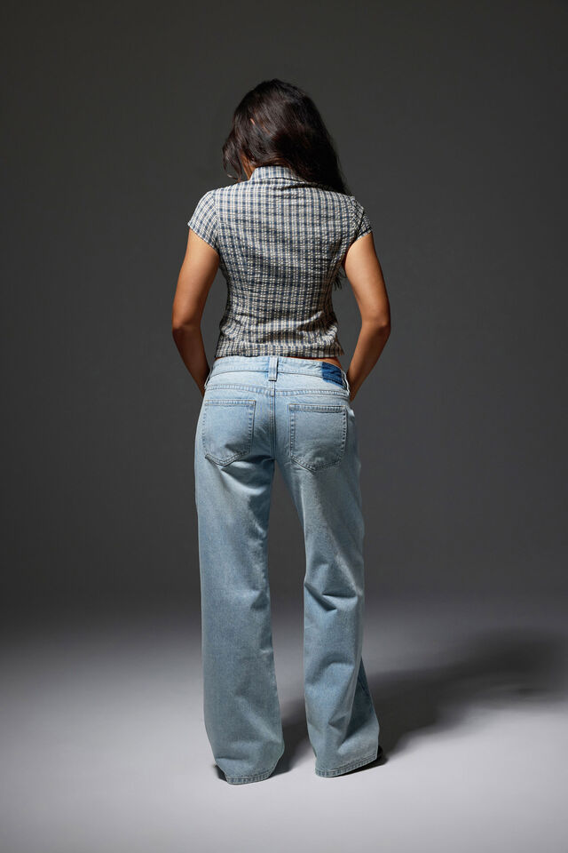 Luca Low Rise Jean, OCEAN BLUE