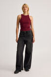 Harley Racer Tank, CHERRY LACQUER - alternate image 2