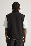 Half Half Reversible Vest, BLACK - alternate image 3