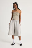 Ruched Front Bandeau Halter, DAFFODIL STRIPE - alternate image 2